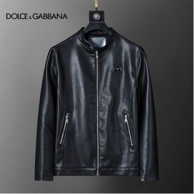 2025 giacca in pelle dolce e gabbana uomo CF2301935