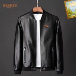 2025 giubbotto pelle hermes uomo CF2169616