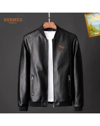 2025 giubbotto pelle hermes uomo CF2169616