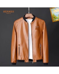 2025 giubbotto pelle hermes uomo CF2169634