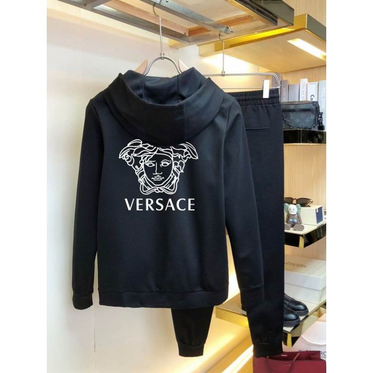 2025 tuta versace nera uomo CF2263854