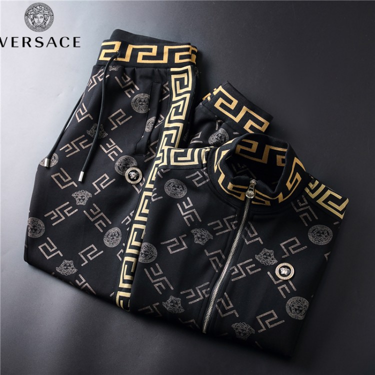 2025 tuta versace uomo nera CF2265632